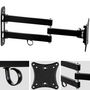 Voir la diapositive 5 : tectake Support mural TV 10 - 24  orientable