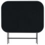 Voir la diapositive 4 : VIDAXL Table pliable de jardin Gris 100x75x72 cm Verre et acier