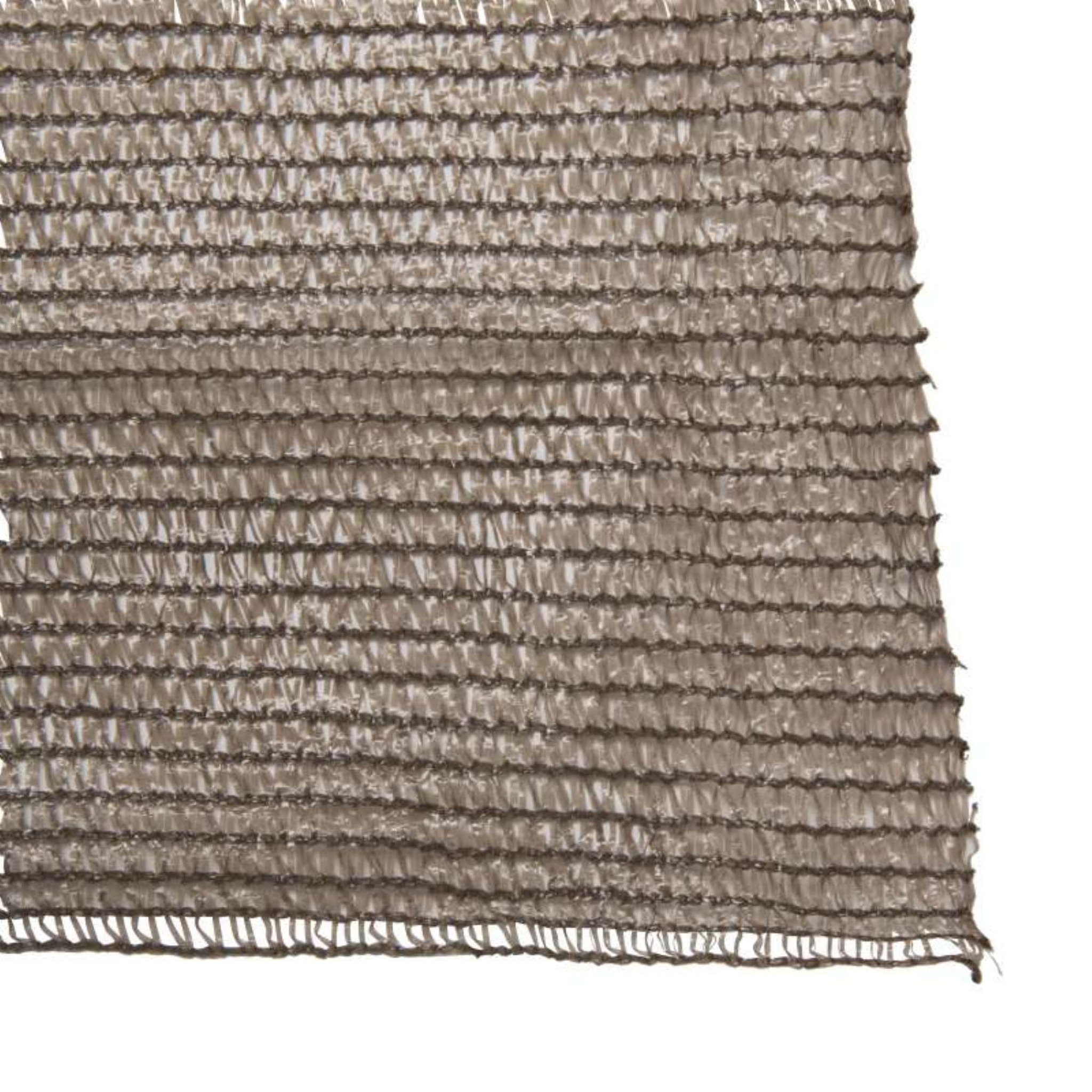 Voir la diapositive 2 :  Brise vue taupe 80g/m2  1,20 x 5m
