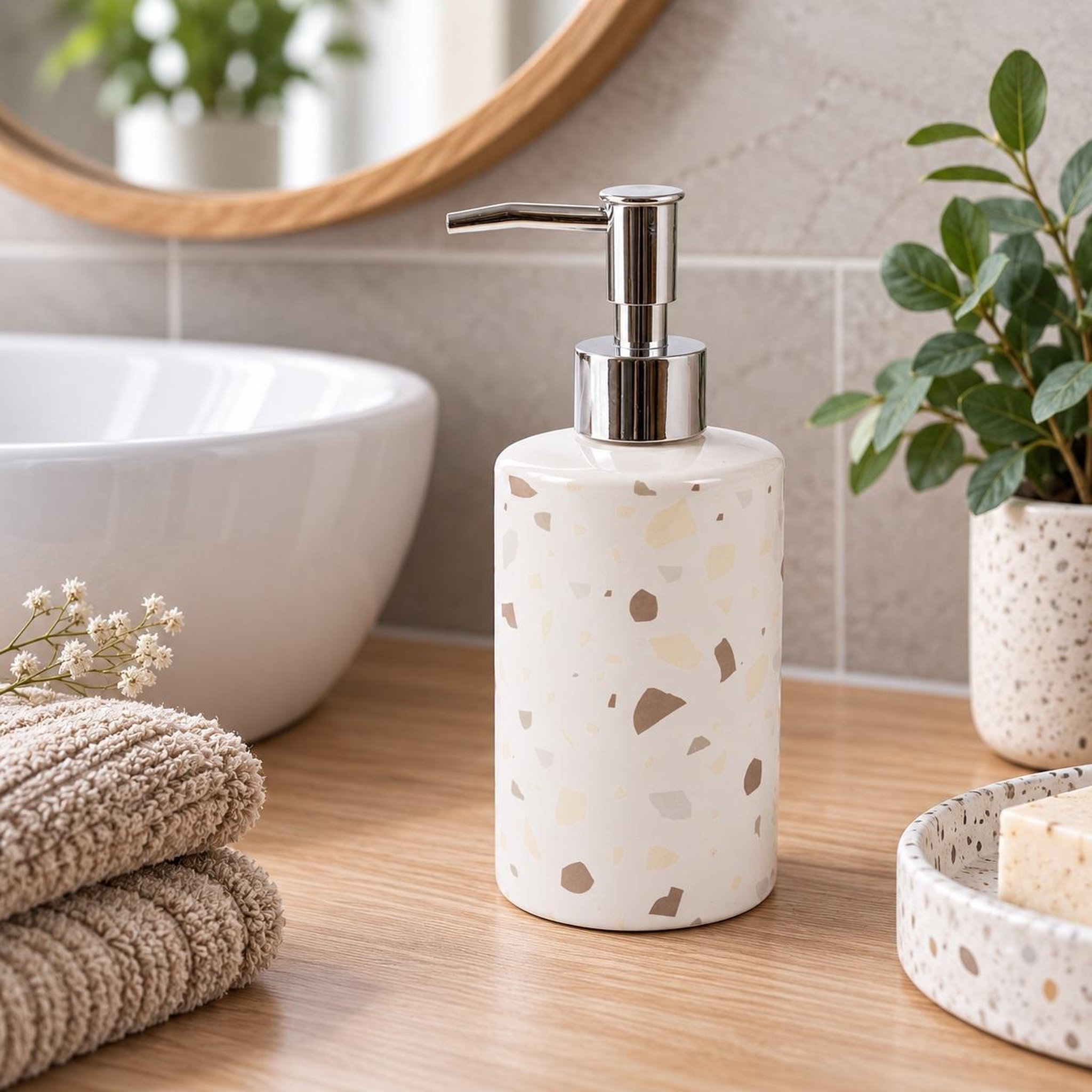 Voir la diapositive 2 : Eden Distributeur de savon terra-zzo