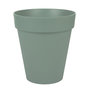Voir la diapositive 2 : Eda Pot de fleurs rond Toscane Ø 40 x H.32 cm - Vert laurier - Eda