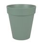 Voir la diapositive 2 : Eda Pot de fleurs rond Toscane Ø 40 x H.32 cm - Vert laurier - Eda