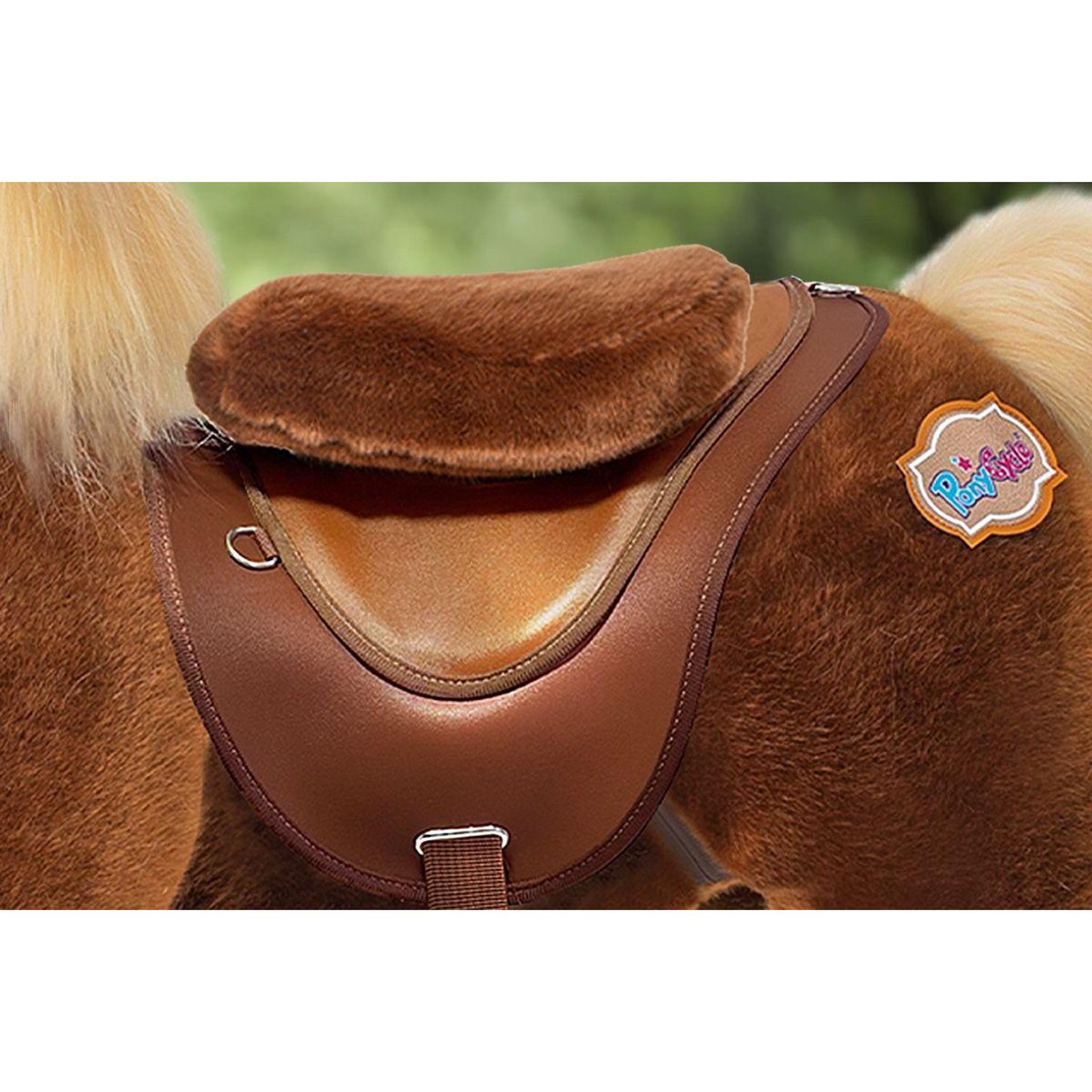 Voir la diapositive 3 : Ponycycle Cheval Porteur Enfant Modele Y - marron-blond