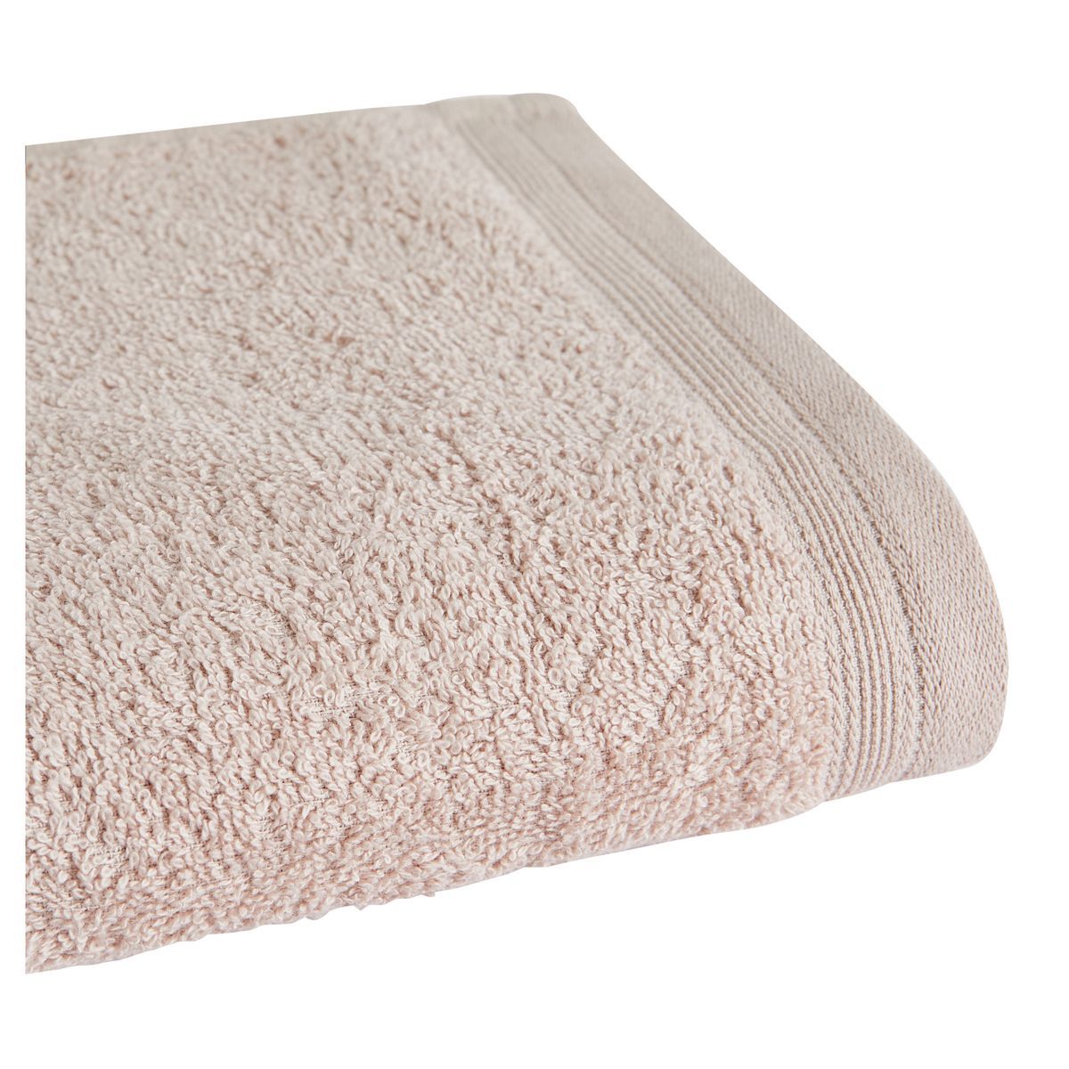 ACTUEL Serviette de toilette unie en coton bouclé 360 gr/m2