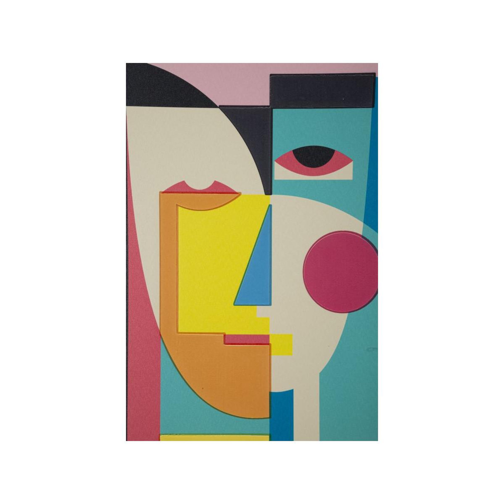 Voir la diapositive 4 : Paris Prix Tableau imprimé  picassy i  50x70cm multicolore