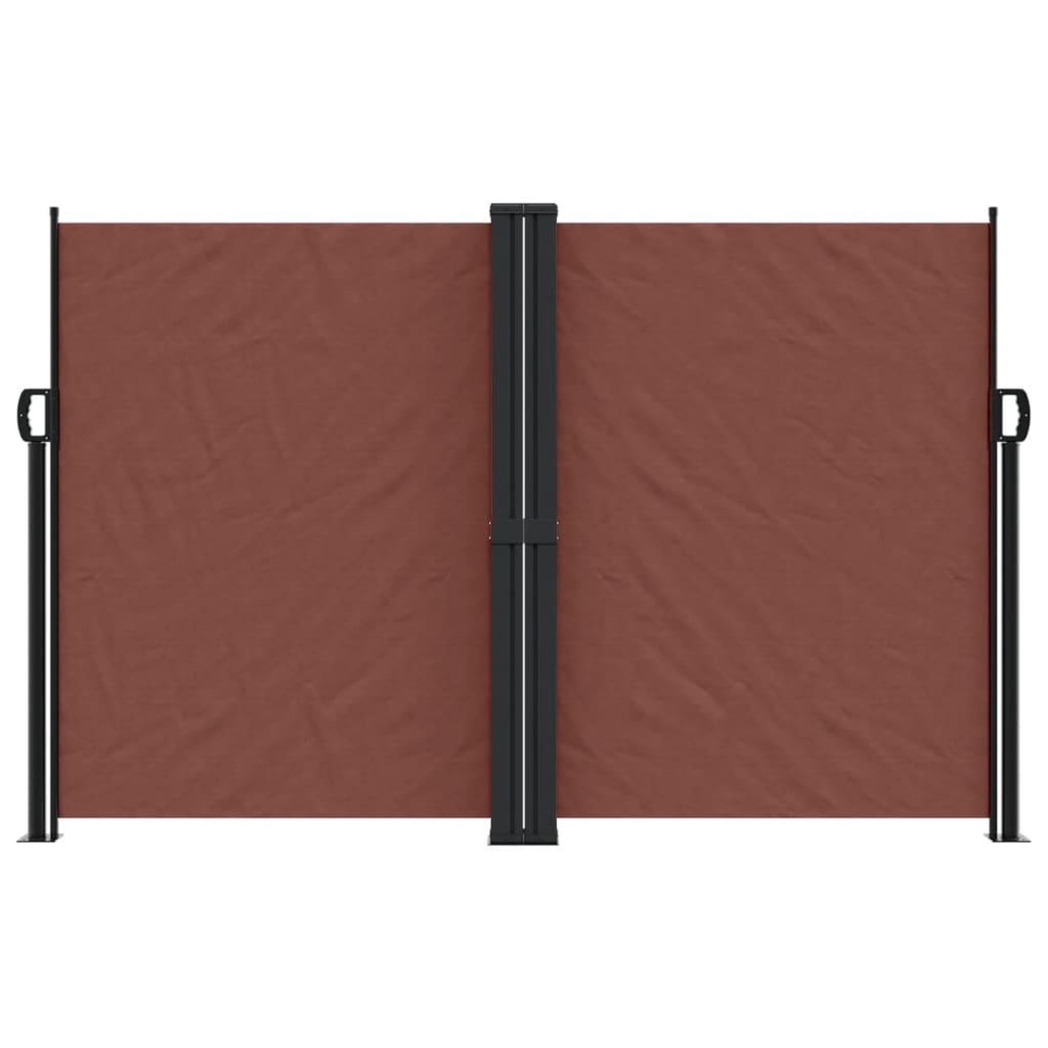 Voir la diapositive 3 : VIDAXL Auvent lateral retractable marron 160x1000 cm