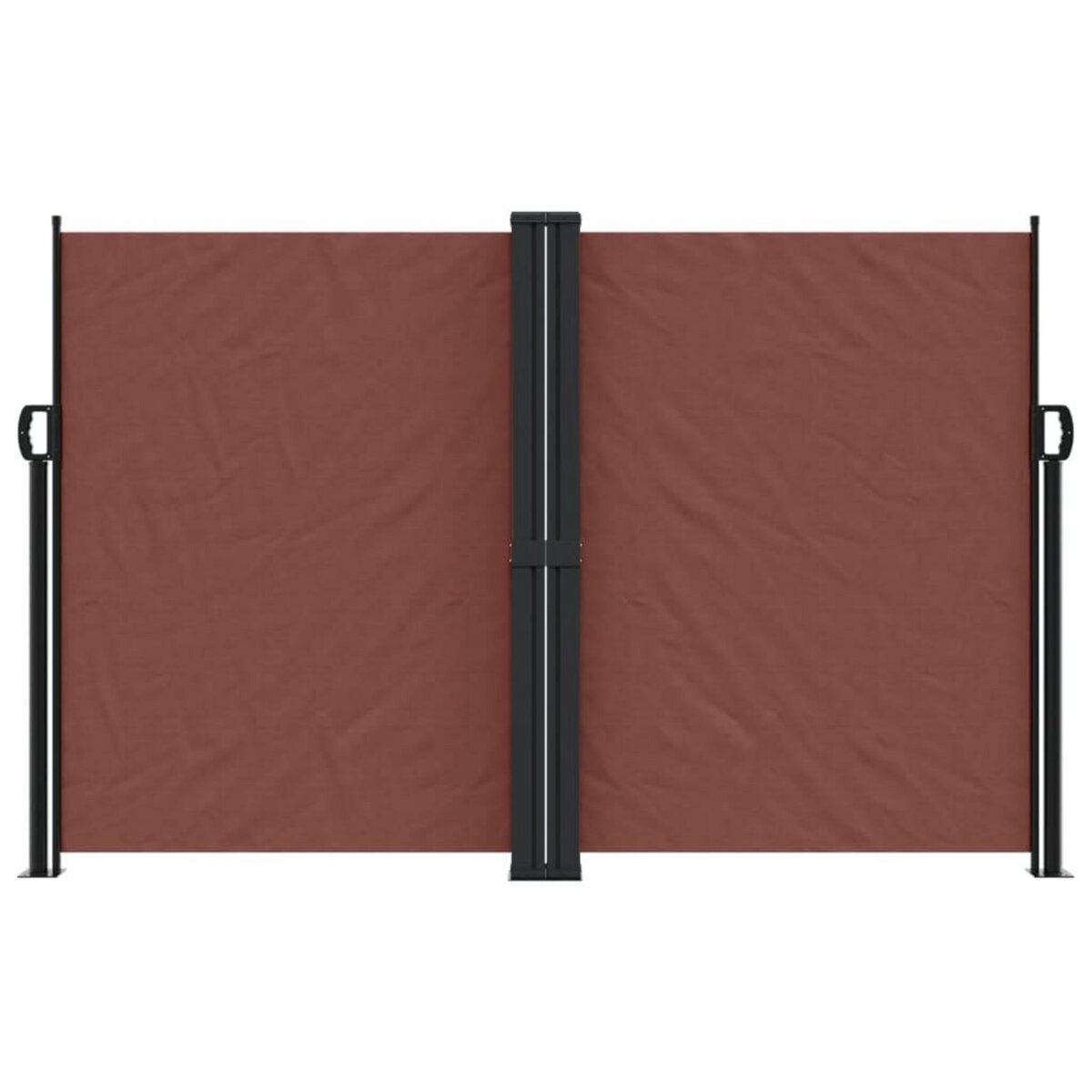VIDAXL Auvent lateral retractable marron 160x1000 cm