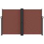 Voir la diapositive 3 : VIDAXL Auvent lateral retractable marron 160x1000 cm