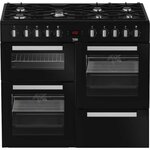 Beko Piano de cuisson gaz 159l 7 feux noir - pf335325db