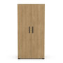 Voir la diapositive 1 : Armoire 2 portes 1 tiroir L90 cm LIZZIE