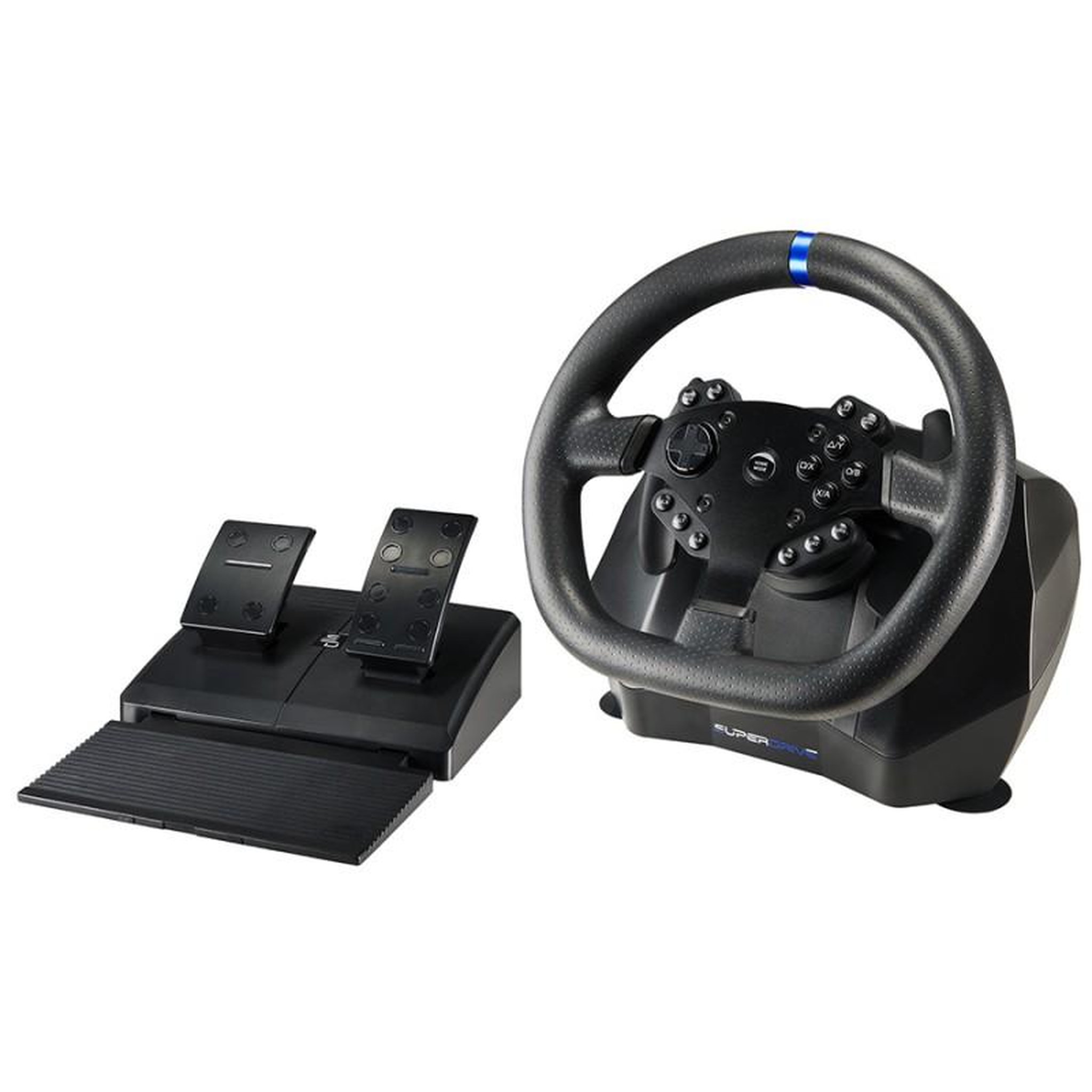 Subsonic Volant Superdrive rotation 900 avec pédalier SV950 pour Xbox Serie X PS4 PC Xbox One