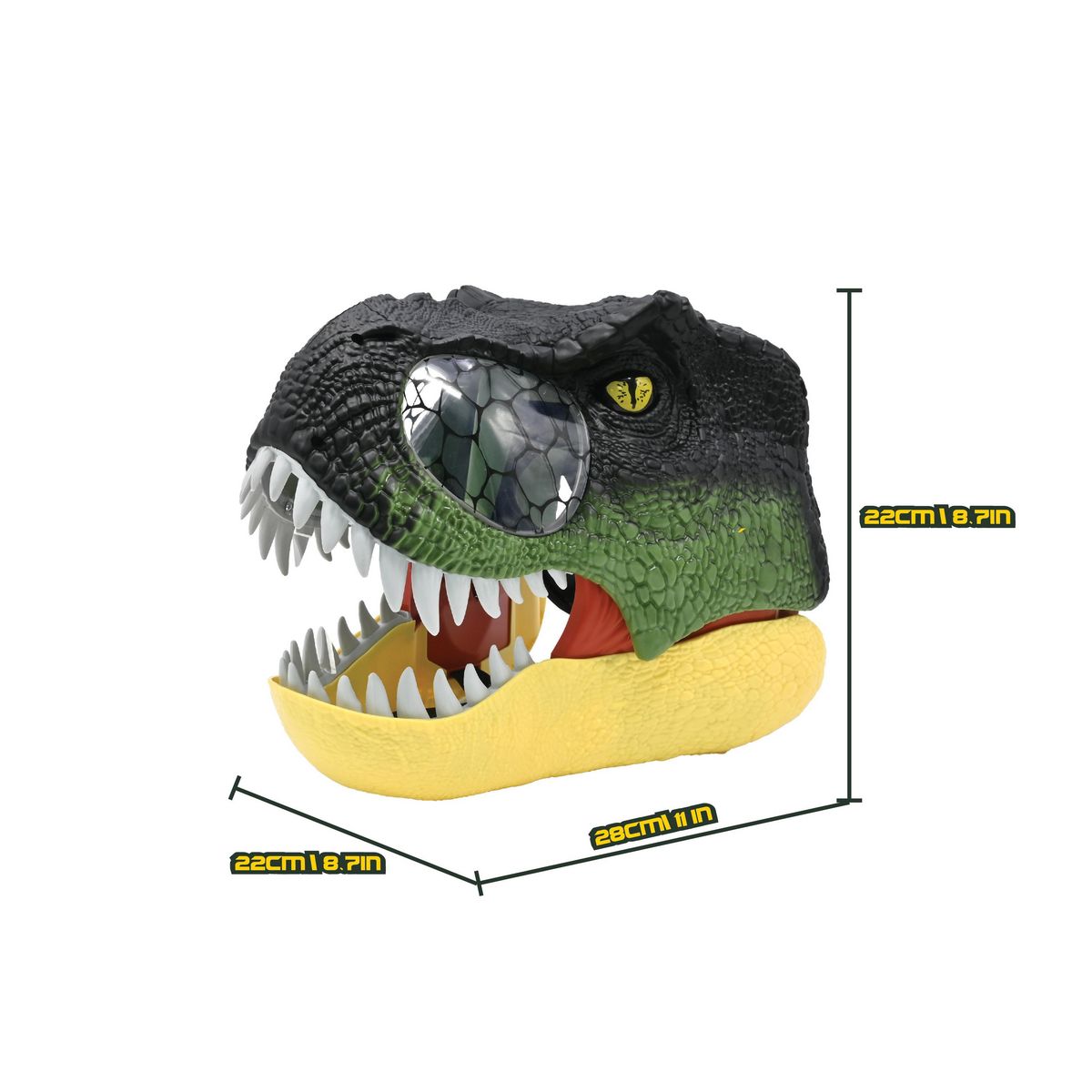 Lexibook Masque Dinosaure réaliste avec effets de sons et lumières