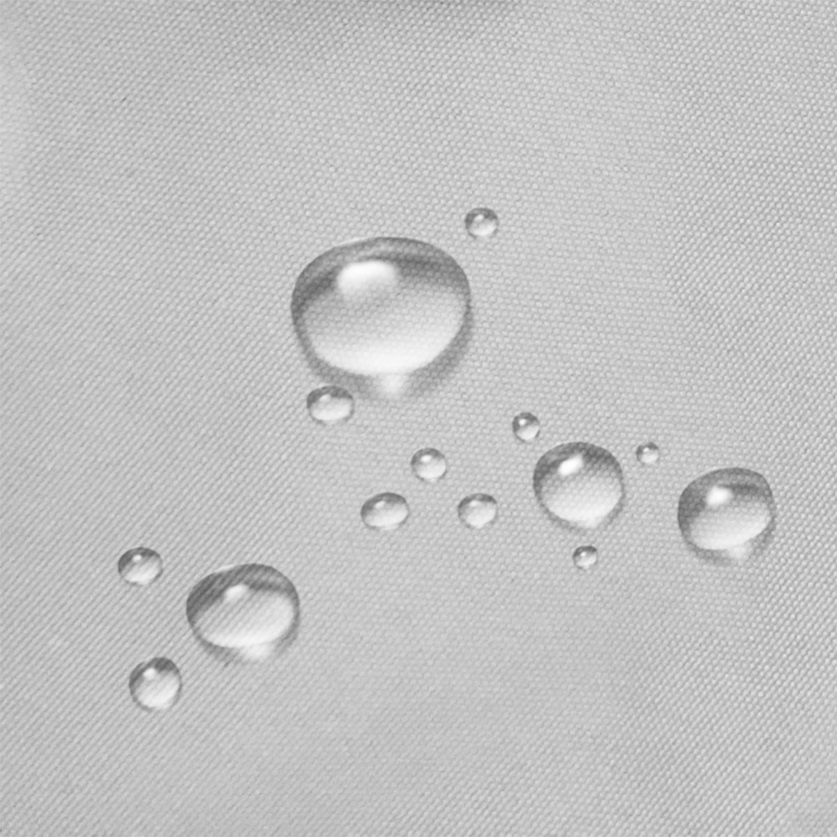 OUTSUNNY Voile d'ombrage triangulaire grande taille 4 x 4 x 4 m polyester imperméabilisé haute densité 160 g/m² gris