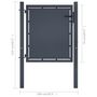Voir la diapositive 4 : VIDAXL Portail de jardin Acier 100 x 75 cm Anthracite