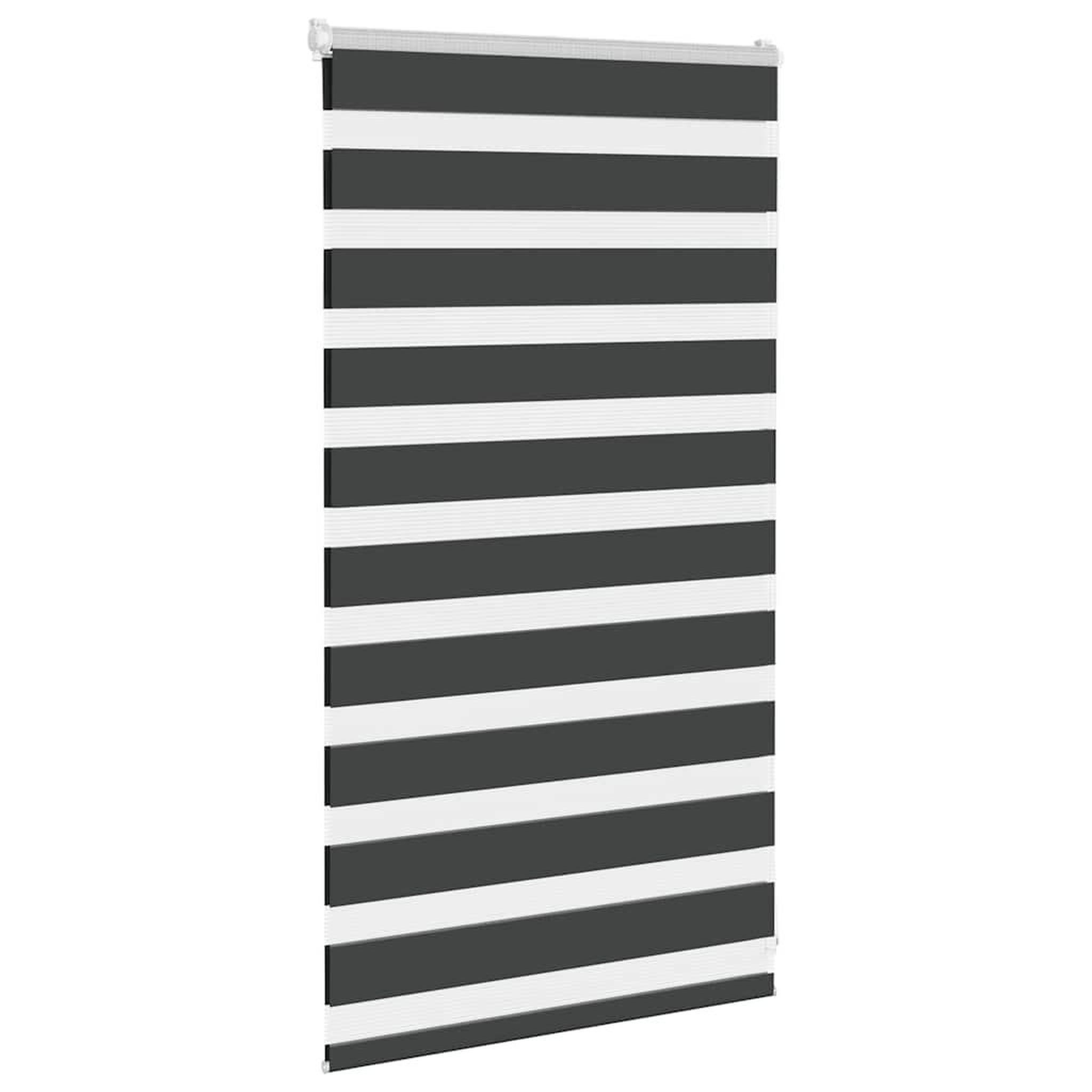 Voir la diapositive 3 : VIDAXL Store zebre noir 80x100 cm largeur du tissu 75,9 cm polyester