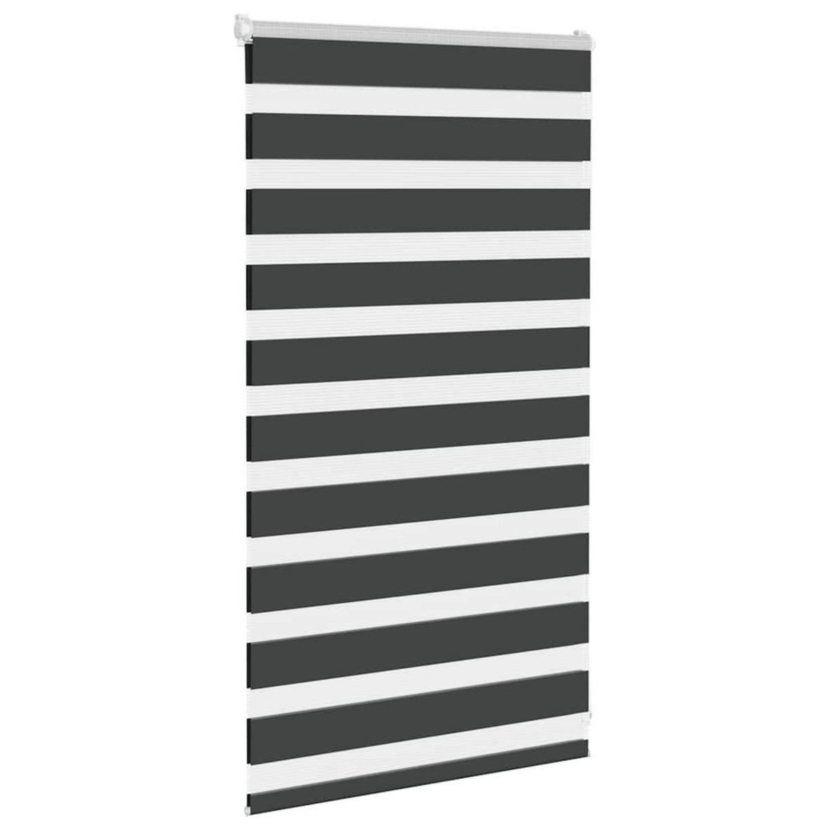 VIDAXL Store zebre noir 80x100 cm largeur du tissu 75,9 cm polyester
