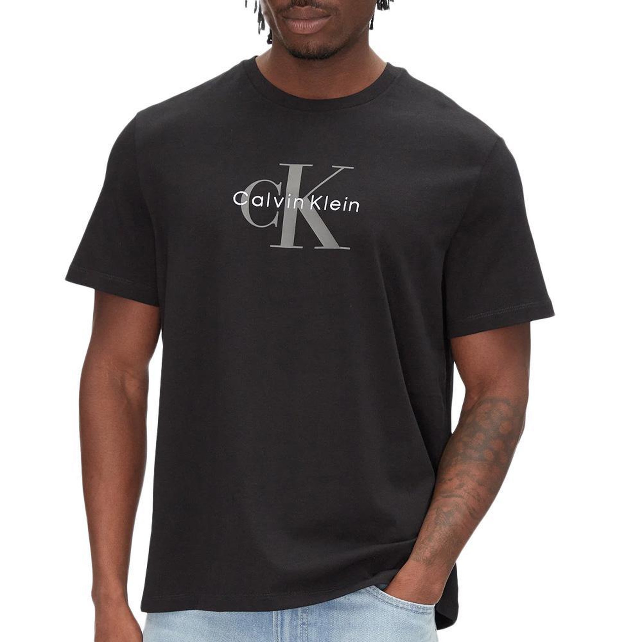 Voir la diapositive 1 : CALVIN KLEIN JEANS T-Shirt Noir Homme Calvin Klein Jeans Hero