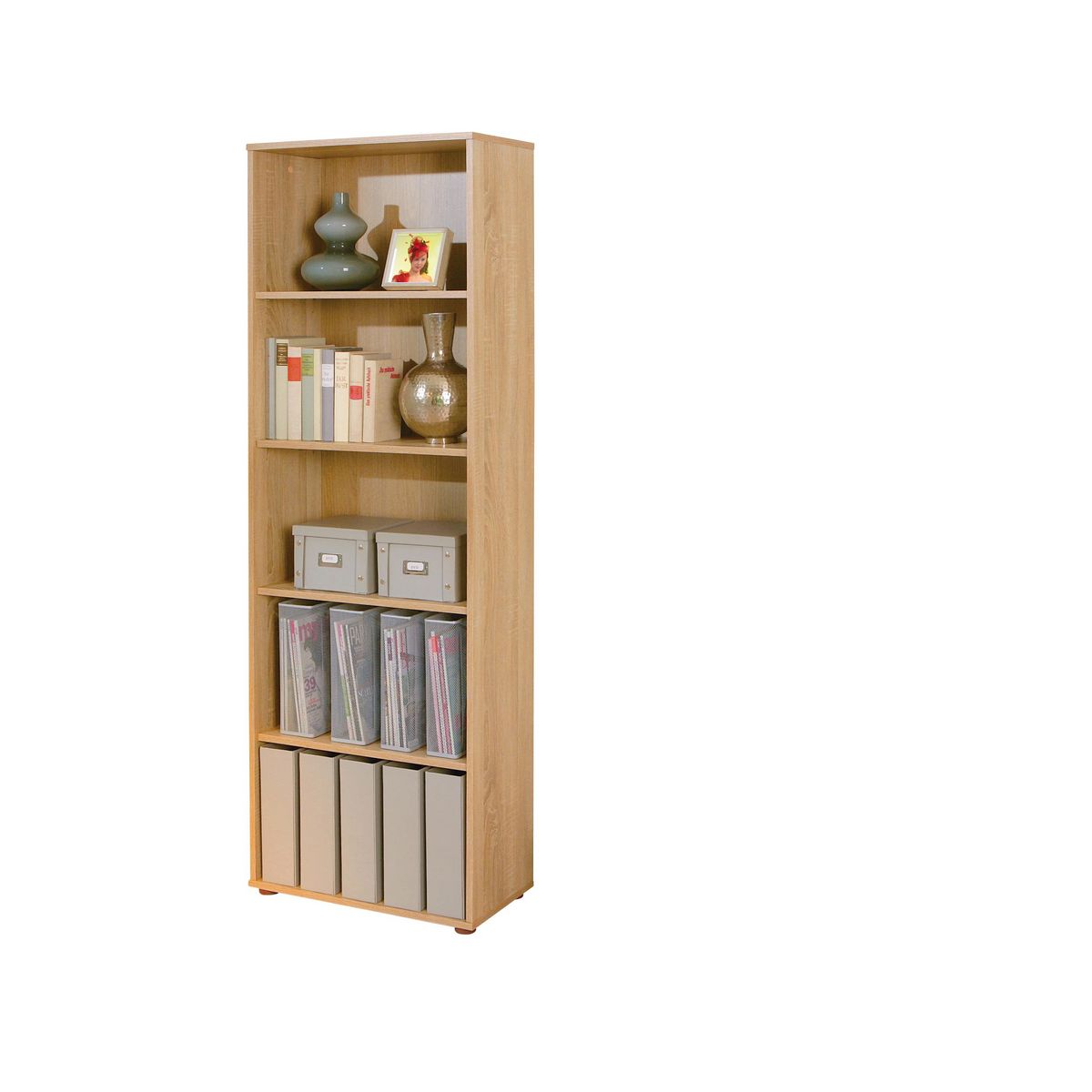 Etagère de rangement 5 niches L60cm PACO