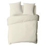 Voir la diapositive 2 : FUTURE HOME Housse de couette en coton 57 fils unie