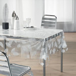 Paris Prix Nappe Cristal  Feuille  140x240cm Transparent