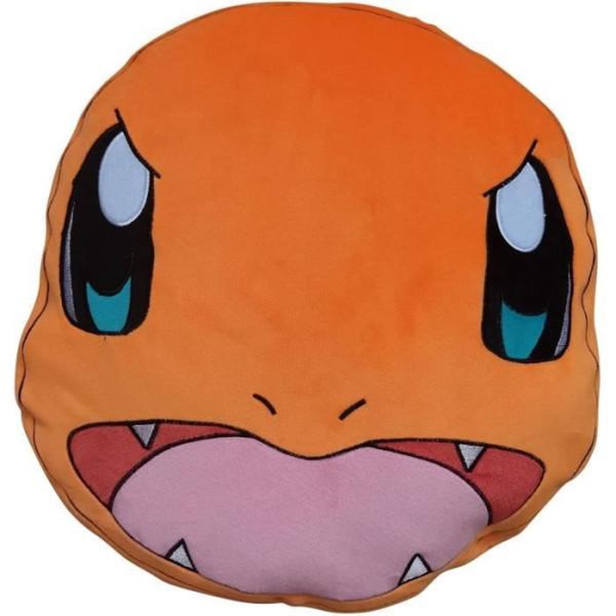Pokemon Coussin premium 3D - POKEMON - Visage Salameche - Microfibre - 40 cm