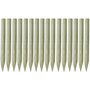 VIDAXL Poteaux pointus de cloture 16 pcs Bois impregne 100 cm