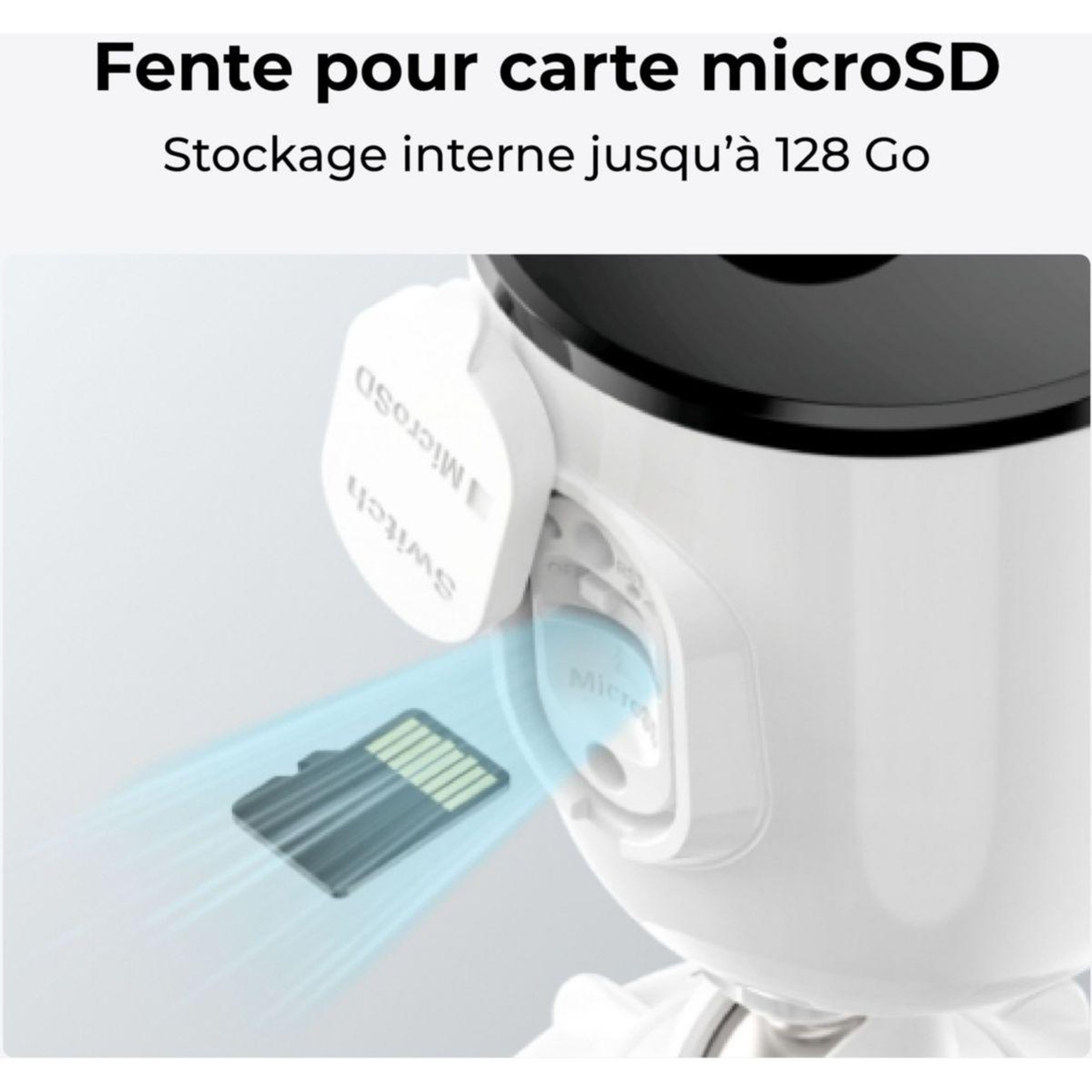 Voir la diapositive 5 : REOLINK Caméra de surveillance b310 blanche + panneau solaire