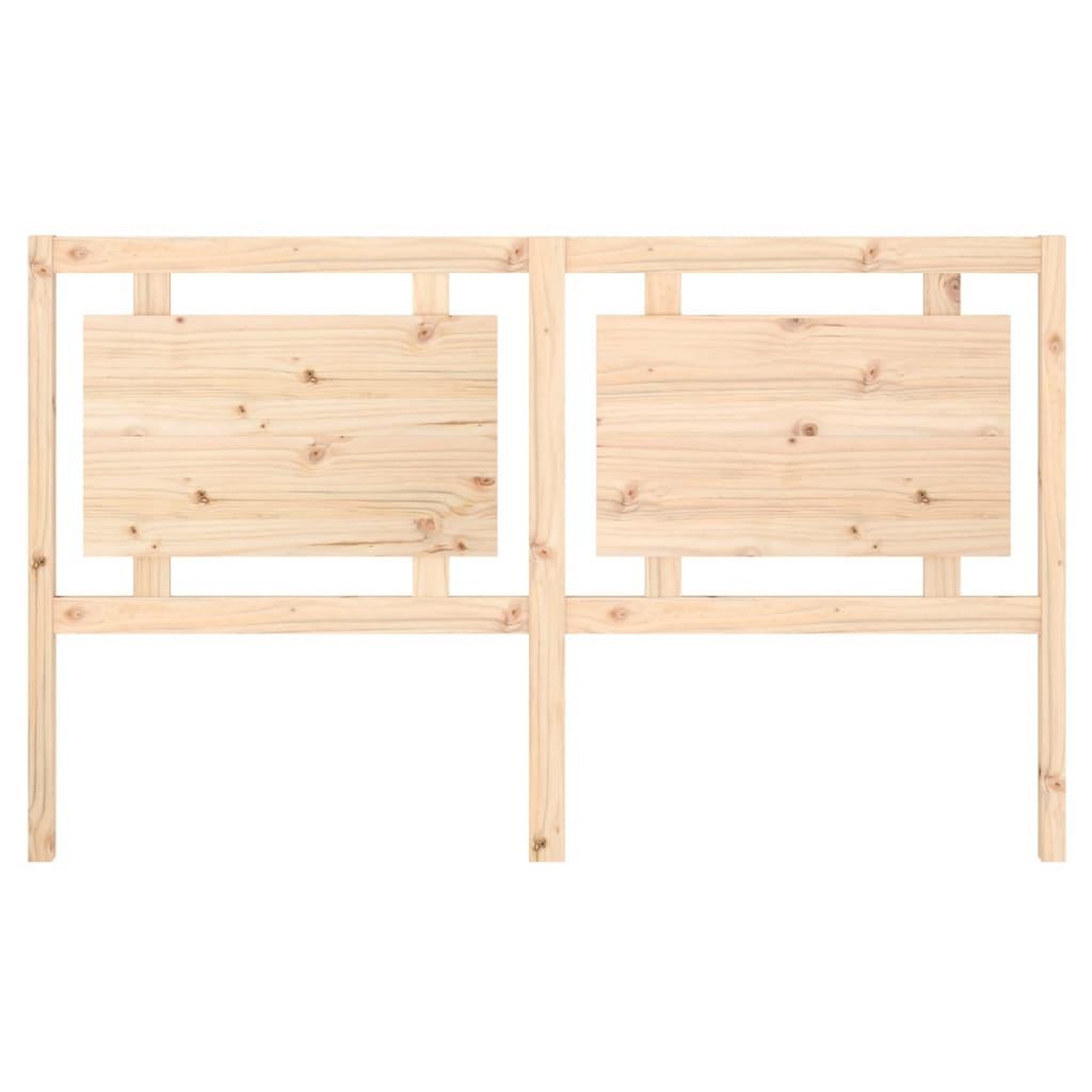 Voir la diapositive 4 : VIDAXL Tete de lit 165,5x4x100 cm Bois massif de pin