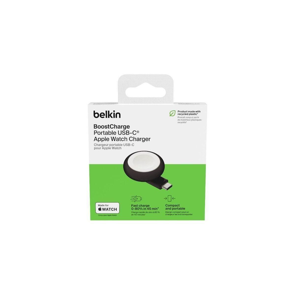 Belkin Chargeur Dongle de Charge Rapide pour Apple Watch