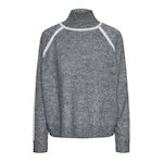 Pieces Pull /Blanc Femme Pieces  ola. Coloris disponibles : Gris