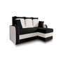 Voir la diapositive 1 : BEST MOBILIER Zelie - canapé d'angle réversible convertible - avec coffre - 4 places - style contemporain