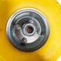 Voir la diapositive 3 :  Roue increvable jaune 10  260 x 85mm alésage 20mm