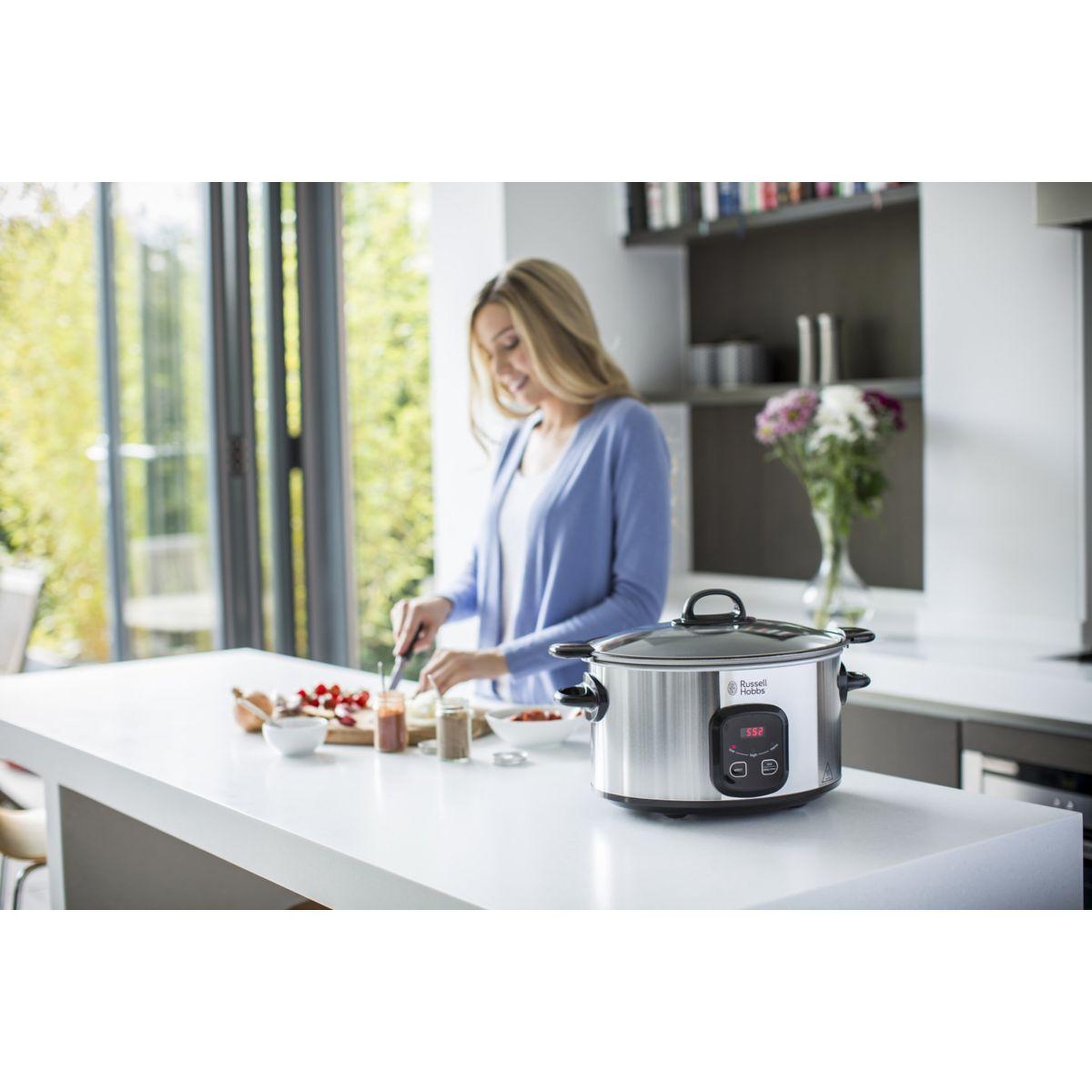 Voir la diapositive 5 : Russell Hobbs Mijoteuse 22750-56 digital maxicook