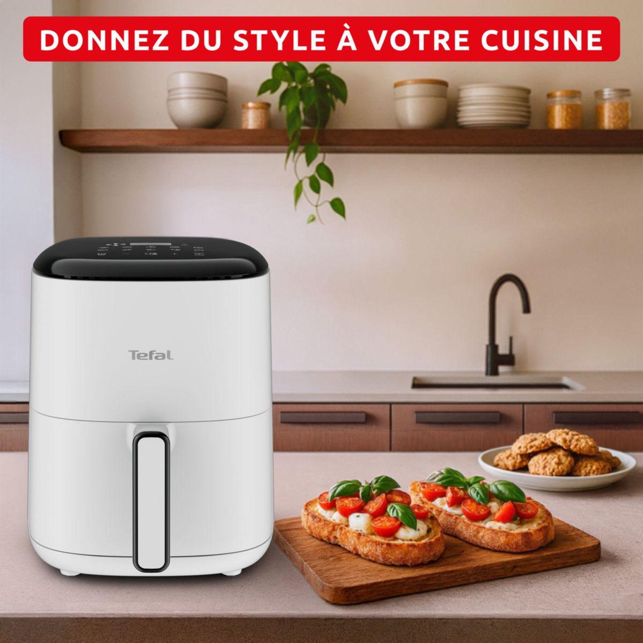 Voir la diapositive 3 : MOULINEX Friteuse sans huile easy fry compact yy5745fb