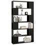 Voir la diapositive 4 : VIDAXL Bibliotheque/Separateur de piece Noir 100x24x188 cm