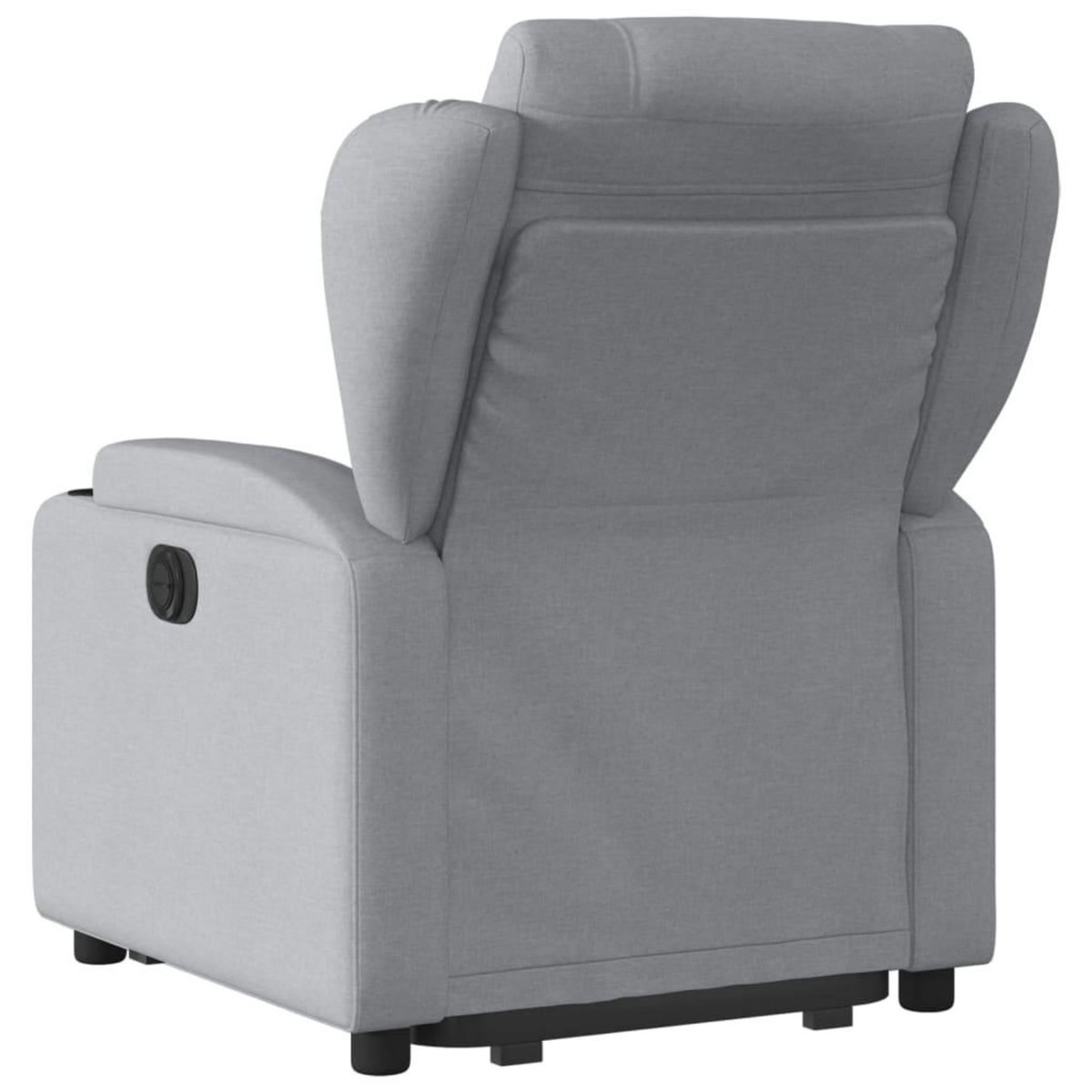 VIDAXL Fauteuil inclinable electrique gris clair tissu