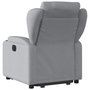 Voir la diapositive 5 : VIDAXL Fauteuil inclinable electrique gris clair tissu