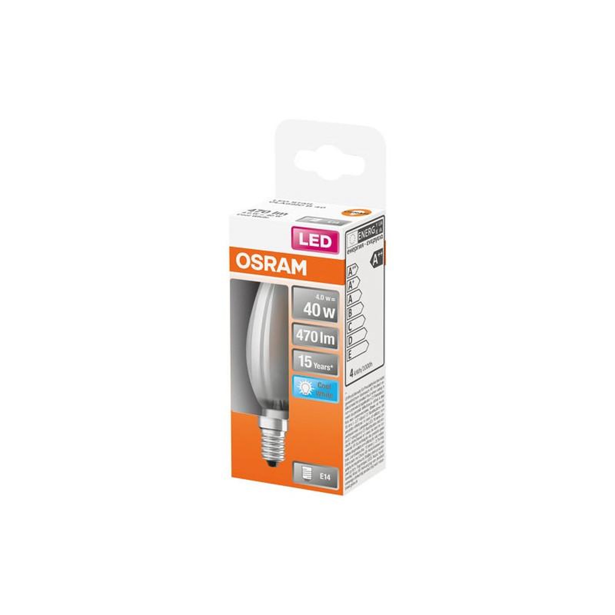 Osram LED FLA VER.DEP 4W E14 FRD BTE OSRAM - 4058075437128