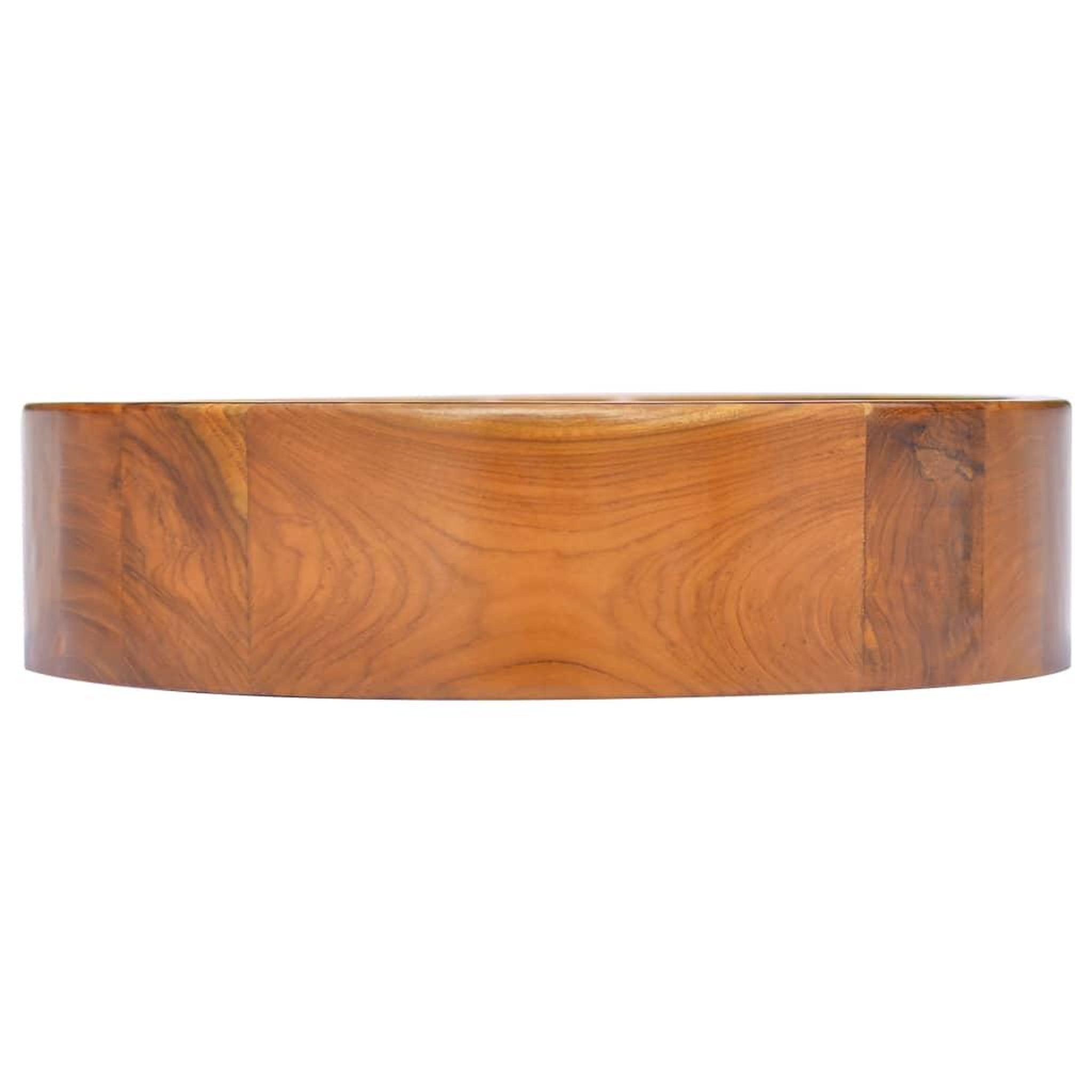 Voir la diapositive 4 : VIDAXL Lavabo bois de teck massif φ40x10 cm