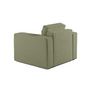 Voir la diapositive 3 : BEST MOBILIER Topaze - fauteuil - en tissu bouclette