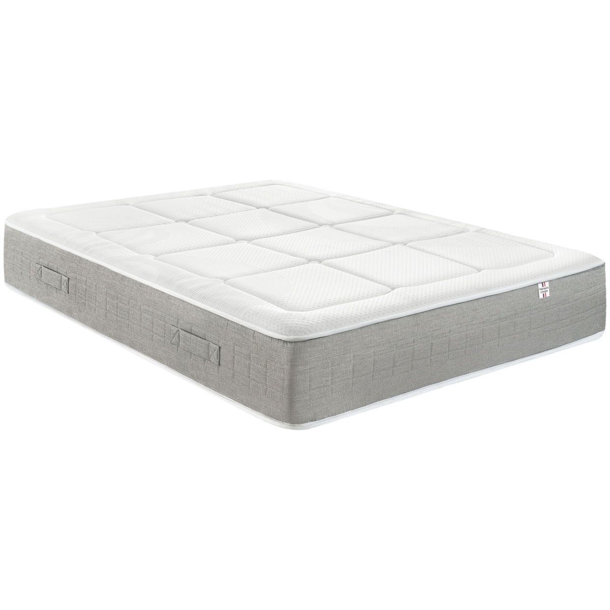 Matelas mémoire de forme et ressorts ensachés 160x200 cm RAMATUELLLE 