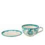 Voir la diapositive 2 : Paris Prix Tasse Avec Sous-Tasse en Céramique  Granada  50cl Bleu Aqua