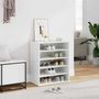 Voir la diapositive 1 : VIDAXL Armoire a chaussures Blanc brillant 60x35x70 cm Agglomere