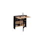 Voir la diapositive 1 : Table console extensible avec rangements L150 cm JESSIE