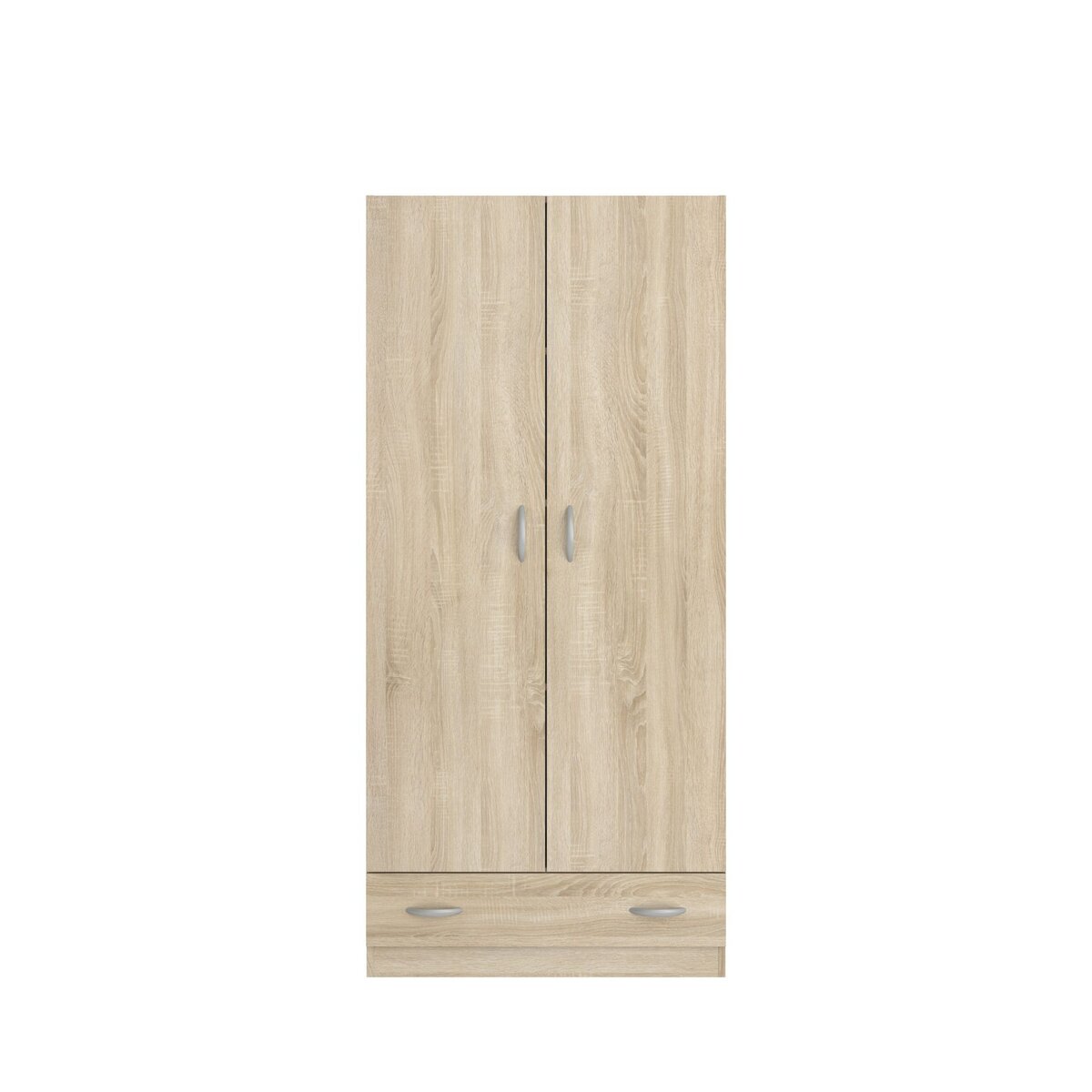 Armoire 2 portes 1 tiroir L78cm HOUSTON