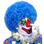 WIDMANN Perruque de Clown Bleue - Adulte