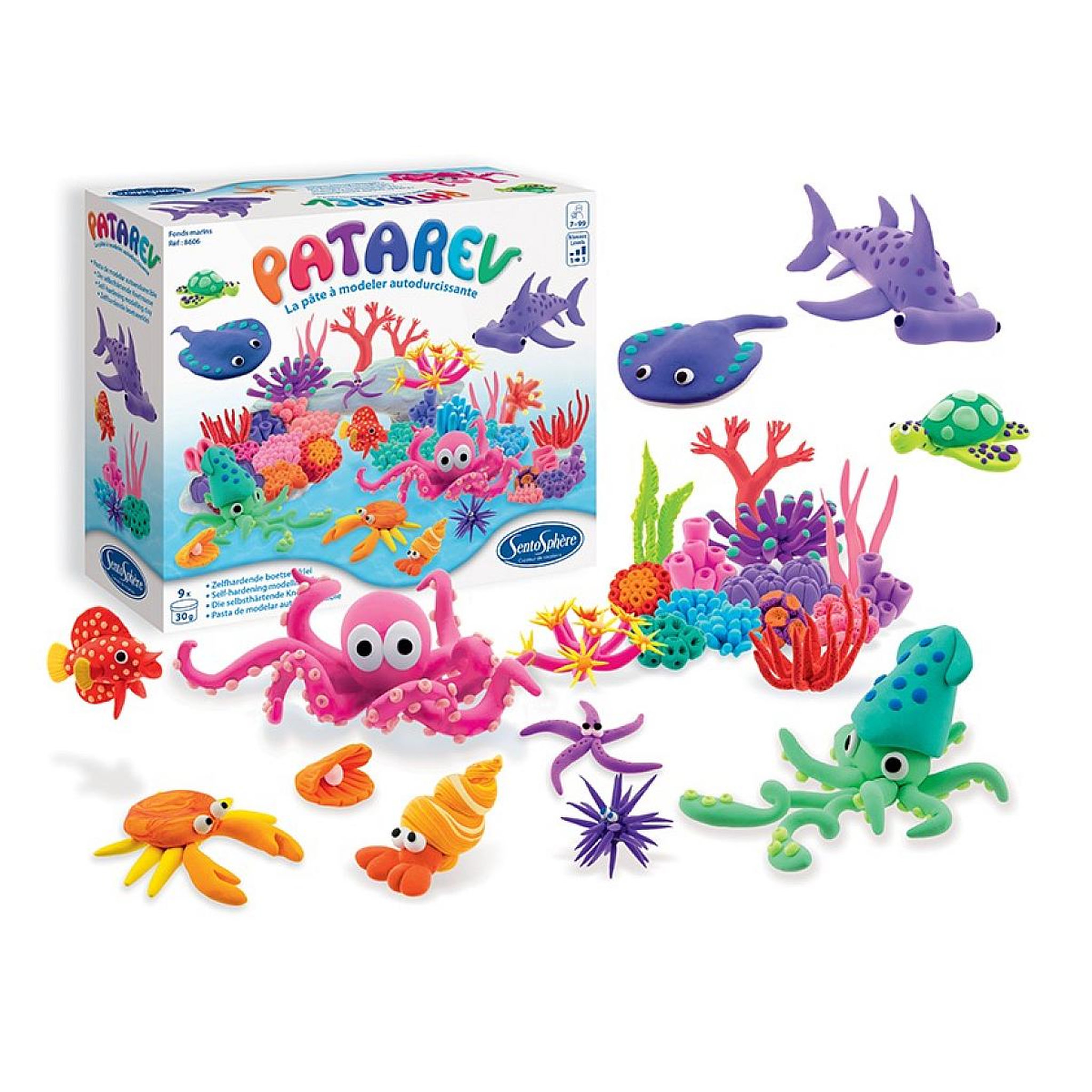 Voir la diapositive 2 : Sentosphere Coffret Patarev - Fonds marins