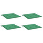 Voir la diapositive 3 : VIDAXL Coussins de chaise jardin lot de 4 vert 50x50x3 cm tissu oxford