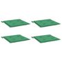 Voir la diapositive 3 : VIDAXL Coussins de chaise jardin lot de 4 vert 50x50x3 cm tissu oxford