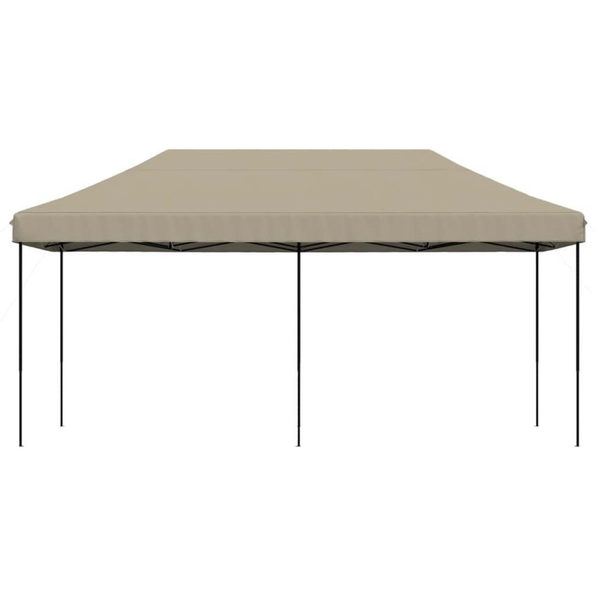 VIDAXL Tente de reception pliable escamotable taupe 580x292x315 cm